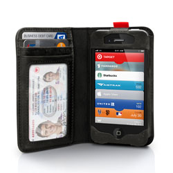 Twelve South BookBook Leather Case For iPhone 4/4S - Classic Black