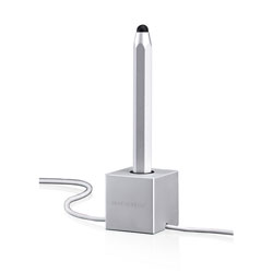 Just Mobile AluCube Stand & AluPen Stylus For iPad, iPhone & iPod Touc