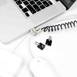 Maclock Coiled Cable Security Lock For Laptops & MacBooks
