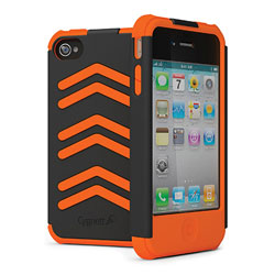 Cygnett Workmate Pro Case for iPhone 4 - Black/Orange