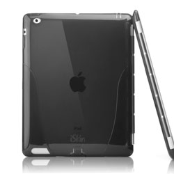 iSkin solo Smart Back Cover For New iPad 3 & iPad 2 - Black
