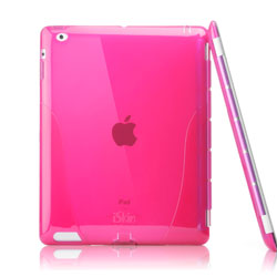 iSkin solo Smart Back Cover For New iPad 3 & iPad 2 - Pink
