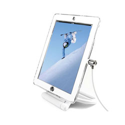 Maclock Locking Security Cover & Rotating Stand For iPad 3 & iPad 2 - White