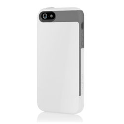 Incipio Faxion Hard Shell Case For iPhone 5 - Optical White/Charcoal Grey