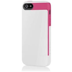 Incipio Faxion Hard Shell Case For iPhone 5 - Optical White/Cherry Blossom Pink