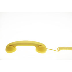 Moshi Moshi Retro Handset available for all mobile phones - yellow